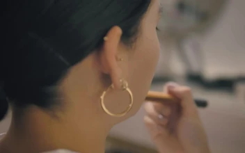 Stock Video Makeup Artist Applying Highlighter Animated Wallpaper