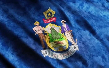 Stock Video Maine State Flag From Usa Animated Wallpaper
