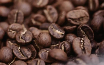 Stock Video Macro Shot Of Roasted Coffee Beans Moving Animated Wallpaper