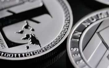 Stock Video Macro Shot Of Lite Cryptocurrency Coins Animated Wallpaper