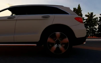 Stock Video Luxury Suv In A Road D Animation Animated Wallpaper