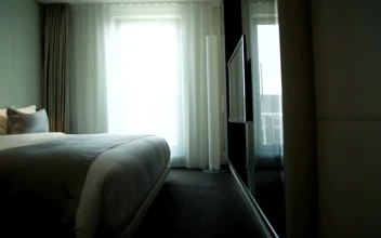 Stock Video Luxury Hotel Room Panning Shot Animated Wallpaper