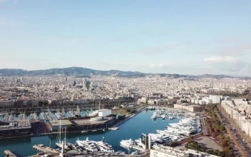 Stock Video Luxury Boats In A Harbor Animated Wallpaper