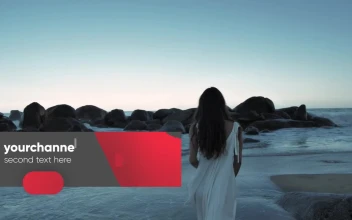 Stock Video Lower Third Subscribe Banner Animated Wallpaper