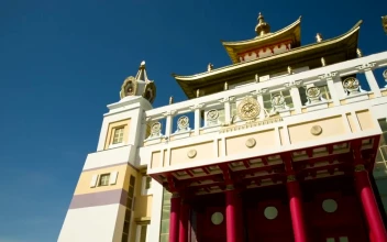 Stock Video Low View Of A Buddhist Temple Animated Wallpaper