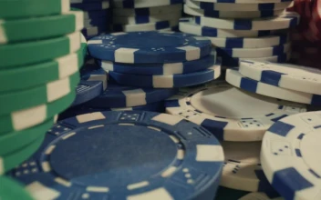 Stock Video Lots Of Chips And Dice Arranged On A Game Table Animated Wallpaper