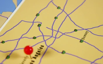 Stock Video Los Angeles Pinned On A Map Animated Wallpaper