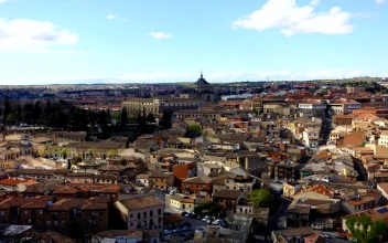 Stock Video Looking Out Over Toledo Animated Wallpaper