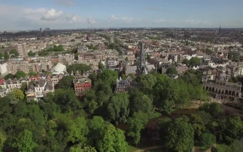 Stock Video Looking Out Over Amsterdam Animated Wallpaper