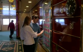 Stock Video Looking At The Plan Of A Large Ship Smal Animated Wallpaper