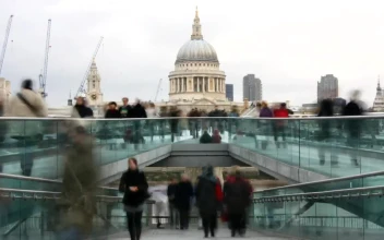Stock Video London Millennium Bridge View Animated Wallpaper