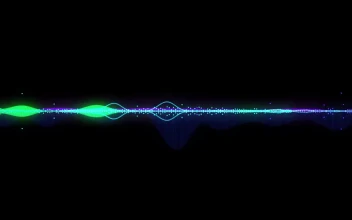 Stock Video Logo Audio Visualizer Animated Wallpaper