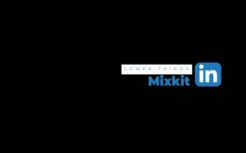 Stock Video Linkedin Lower Third Animated Wallpaper