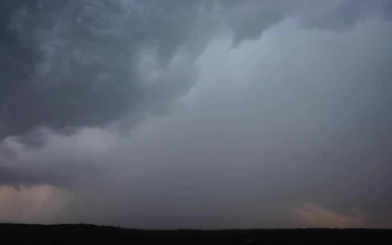 Stock Video Lightning Breaking Through The Clouds Animated Wallpaper