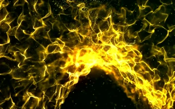 Stock Video Light Waves Of Particles Moving Slowly In Space Animated Wallpaper