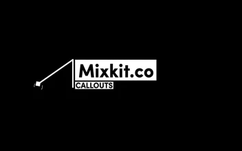 Stock Video Left Focus Box Subheading Callout Animated Wallpaper