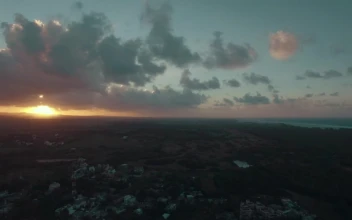 Stock Video Last Of The Daylight On Mauritius Island Animated Wallpaper