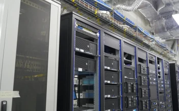 Stock Video Large Servers In A Datacenter Animated Wallpaper