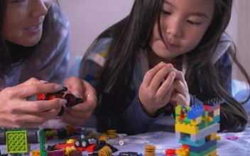 Stock Video Mother And Daughter Playing Together With Lego Animated Wallpaper