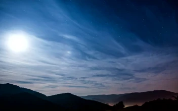 Stock Video Moon Behind A Cloudy Sky At Nigh Animated Wallpaper
