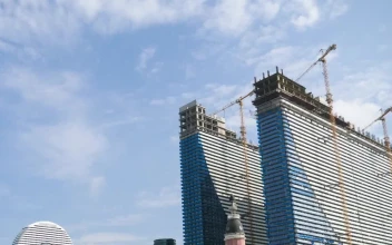 Stock Video Modern Skyscrapers Under Construction Time Laps Animated Wallpaper
