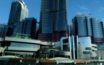 Stock Video Modern Buildings Across The Cit Animated Wallpaper
