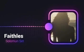 Stock Video Modern Audio Visualize Animated Wallpaper