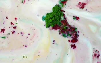 Stock Video Mixing Powder Paint Animated Wallpaper