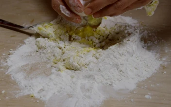 Stock Video Mixing Dough For Past Animated Wallpaper
