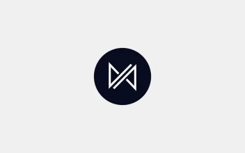 Stock Video Minimal Shape Logo Revea Animated Wallpaper