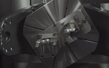 Stock Video Milling Machine Spinning U Animated Wallpaper