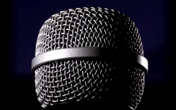 Stock Video Microphone Rotating On A Black Backgroun Animated Wallpaper