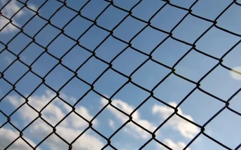 Stock Video Metal Mesh With Blue Sky In The Backgroun Animated Wallpaper