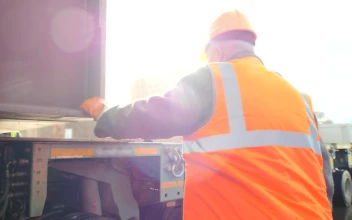 Stock Video Men Loading A Freight Truc Animated Wallpaper