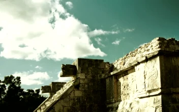 Stock Video Mayan Ruins And The Sk Animated Wallpaper