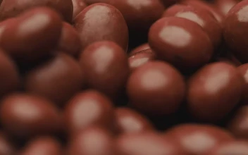 Stock Video Many Chocolate Beans Slowly Rotatin Animated Wallpaper