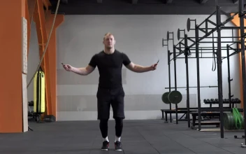 Stock Video Man Using A Jump Rop Animated Wallpaper