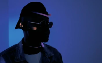 Stock Video Man Shaking Head With Lights Over Hi Animated Wallpaper