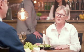 Stock Video Man Proposes Marriage During Romantic Date In Restauran Animated Wallpaper