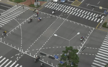 Stock Video Motorcyclists In South Korea