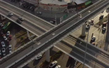 Stock Video Movement At A Road Junction In The City