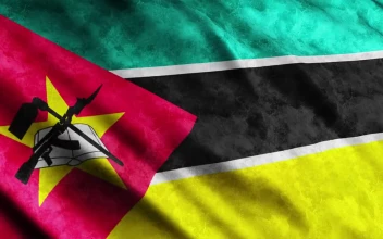Stock Video Mozambique Flag From African Continent