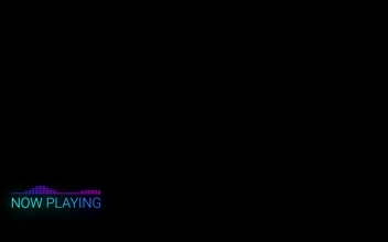 Stock Video Music Lower Third With Audio Visualizer