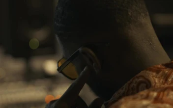Stock Video Music Producer In A Recording Studio
