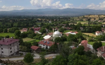 Stock Video Muslim Mosque In A Village