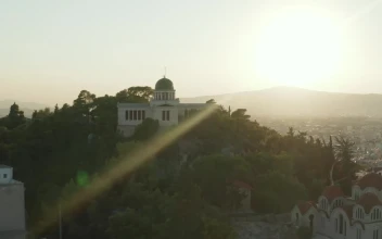 Stock Video National Observatory Of Athens Greece