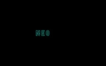Stock Video Neon Advertisement Title