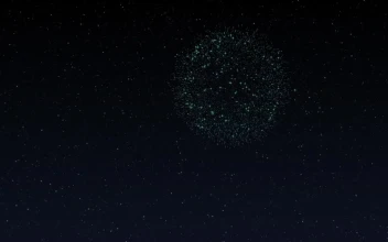 Stock Video New Year Countdown With Fireworks