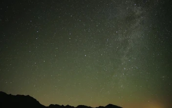 Stock Video Night Sky Full Of Stars Rotating