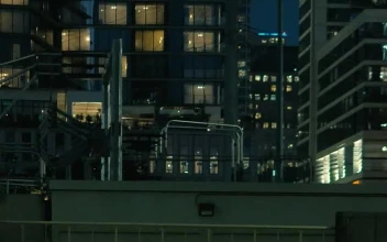 Stock Video Night Walk Through The Streets Of A Big City